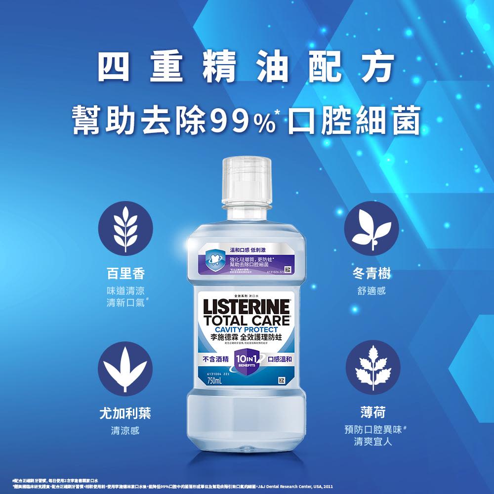 李施德霖全效護理防蛀漱口水 - Image 8 - Listerine - zh-Hant-TW