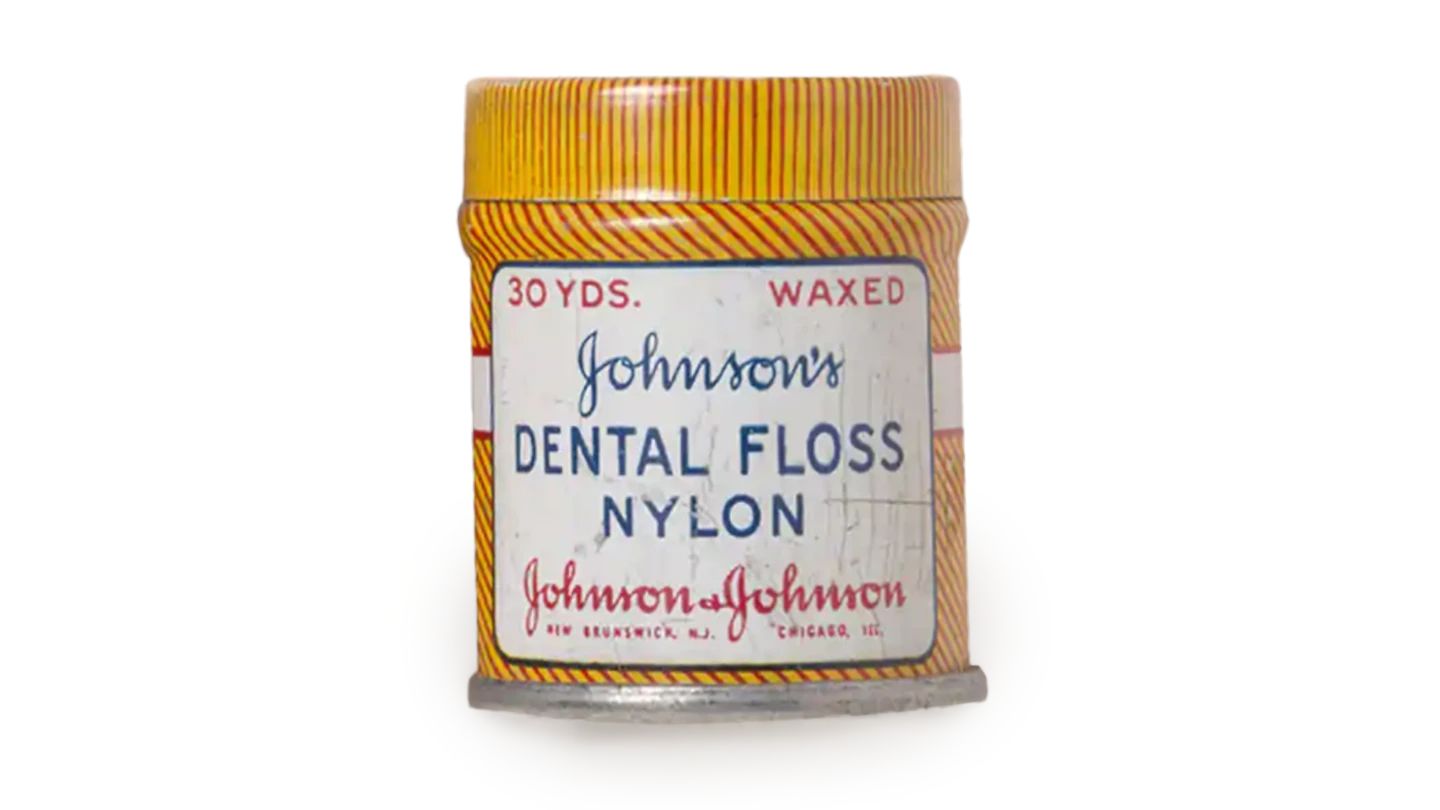 Dental Floss Nylon. Old. Vintage.