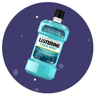 Listerine recommends using Nightly Reset before bed and in the morning