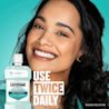 Use Listerine Clinical Solutions Teeth Strength Mouthwash twice daily