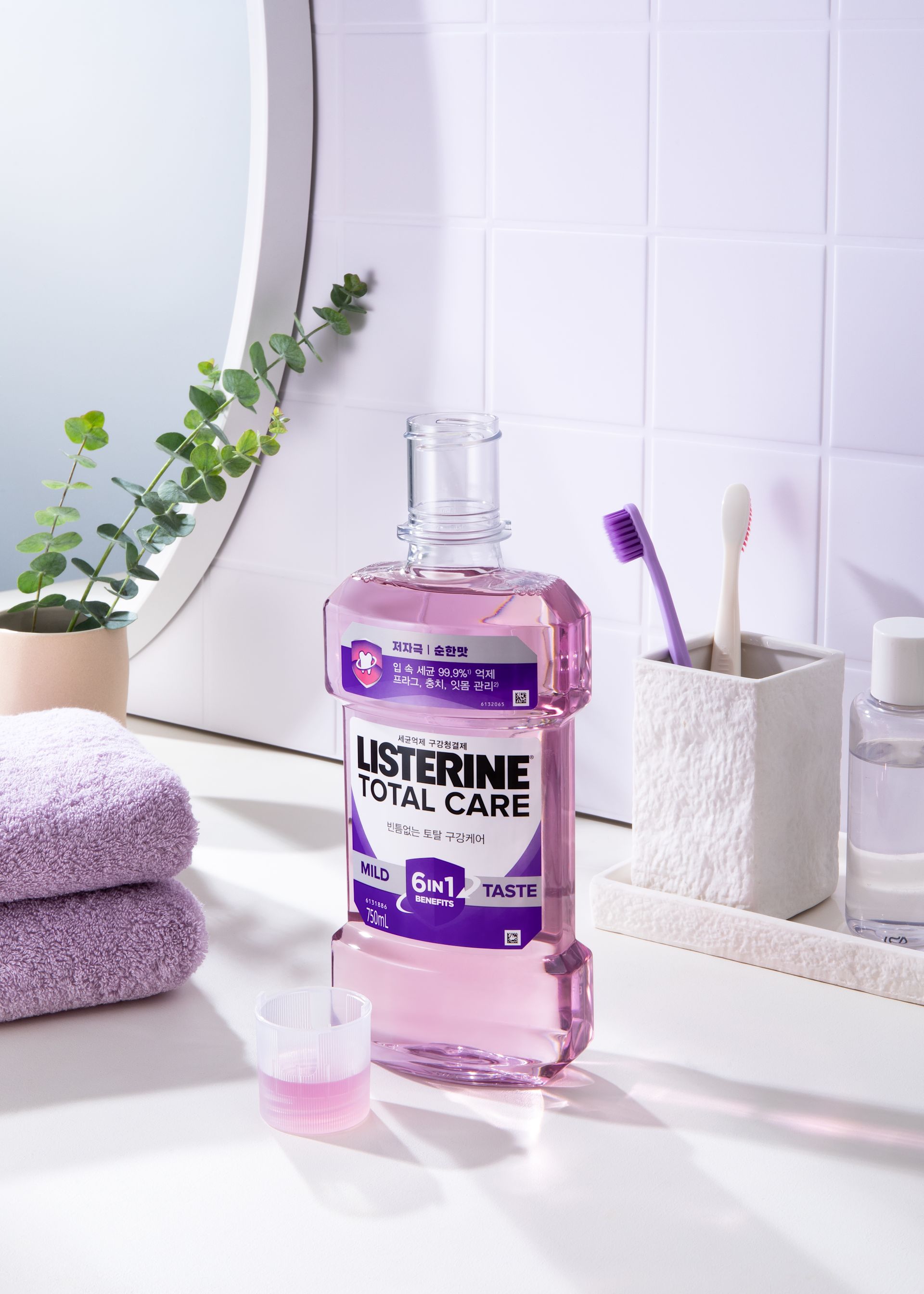 리스테린® 액 토탈케어 마일드 - Image 4 - Listerine - ko-KR