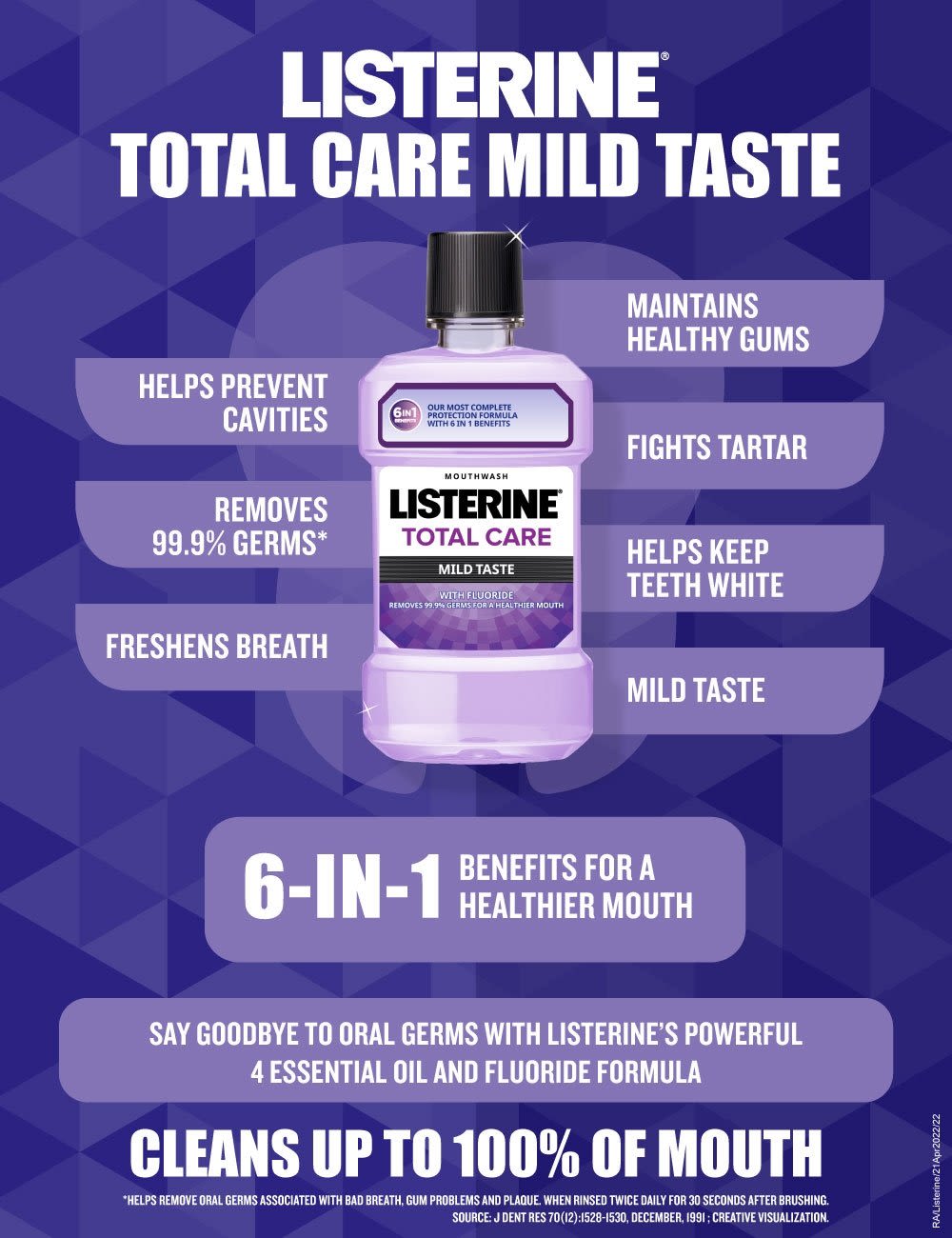 Listerine ® Total Care Mild Taste - Image 3 - Listerine - en-IN