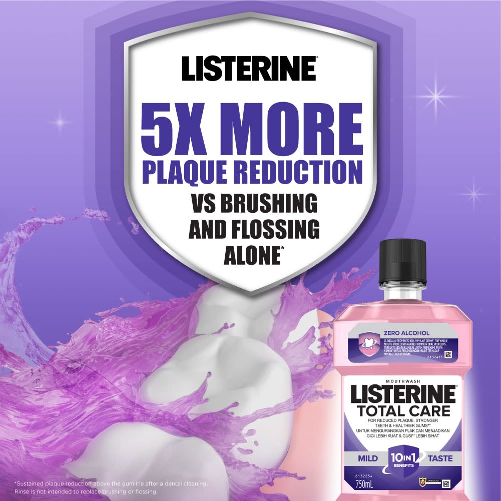 LISTERINE® TOTAL CARE MILD TASTE - Image 3 - Listerine - ms-MY