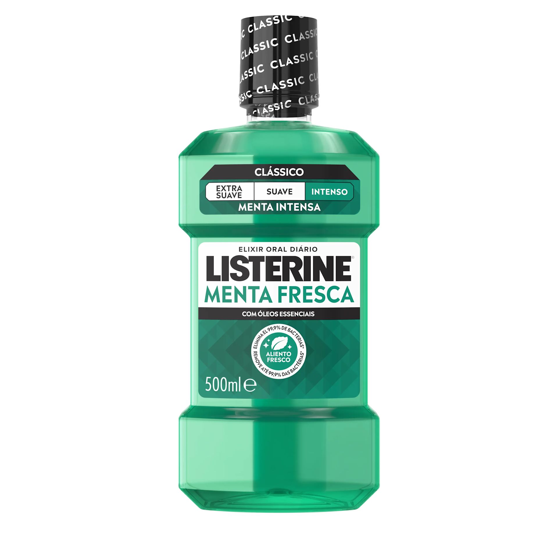 Elixir Oral LISTERINE® Menta Fresca Sabor Intenso Fórmula Clássica