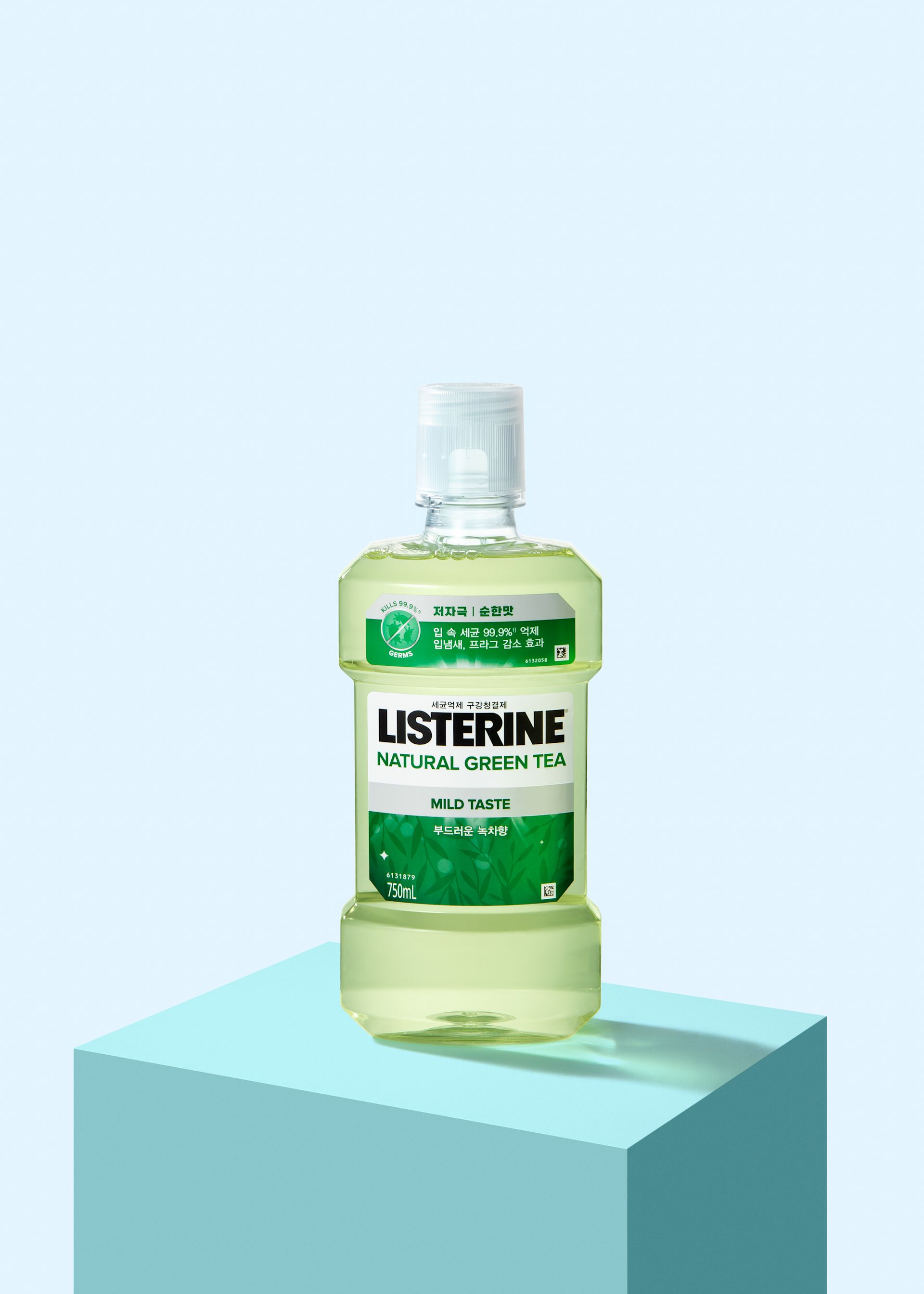 리스테린® 액 내추럴 그린티 마일드 - Image 3 - Listerine - ko-KR