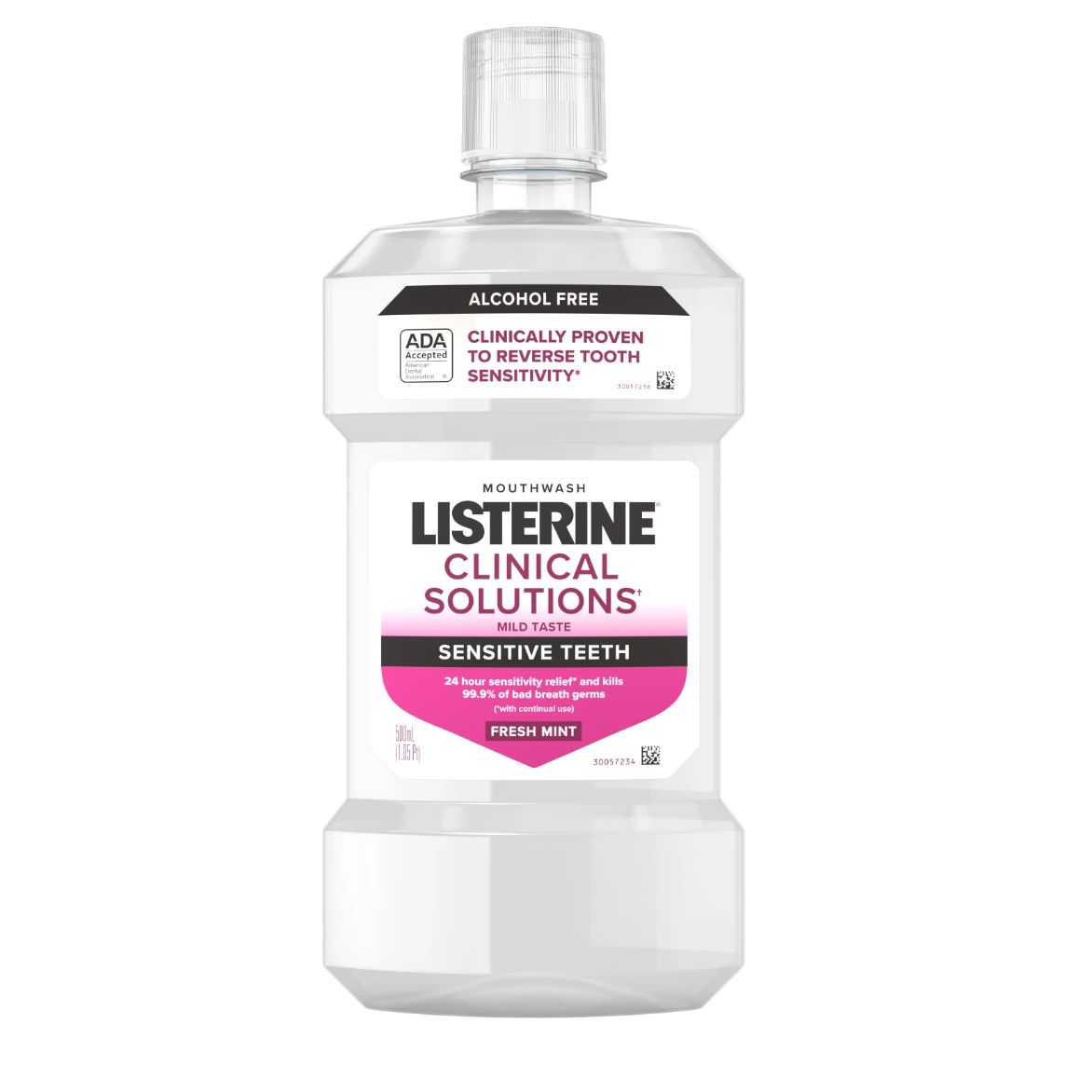 Clinical Solutions Sensitive Teeth Mouthwash, Fresh Mint