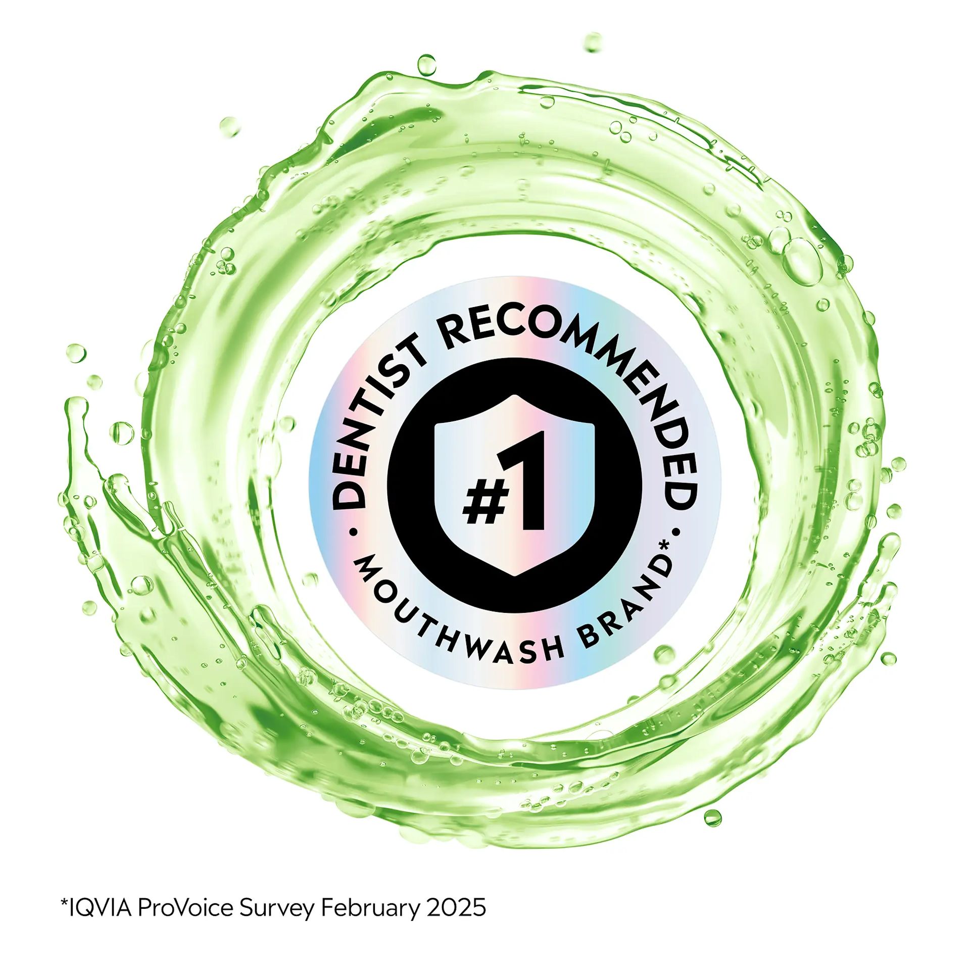 #1 Dentist Recommended Mouthwash Brand IQVIA ProVoice Survey February 2025