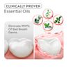 LISTERINE® Watermelon Mint Clinically Proven Essential Oils eliminate 99.9% of bad breath germs