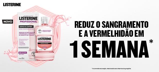 LISTERINE® PROFISSIONAL Gengiva Expert banner 1