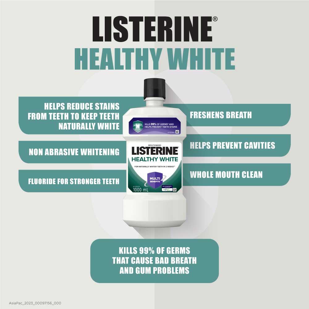LISTERINE® HEALTHY WHITE - Image 6 - Listerine - en-SG