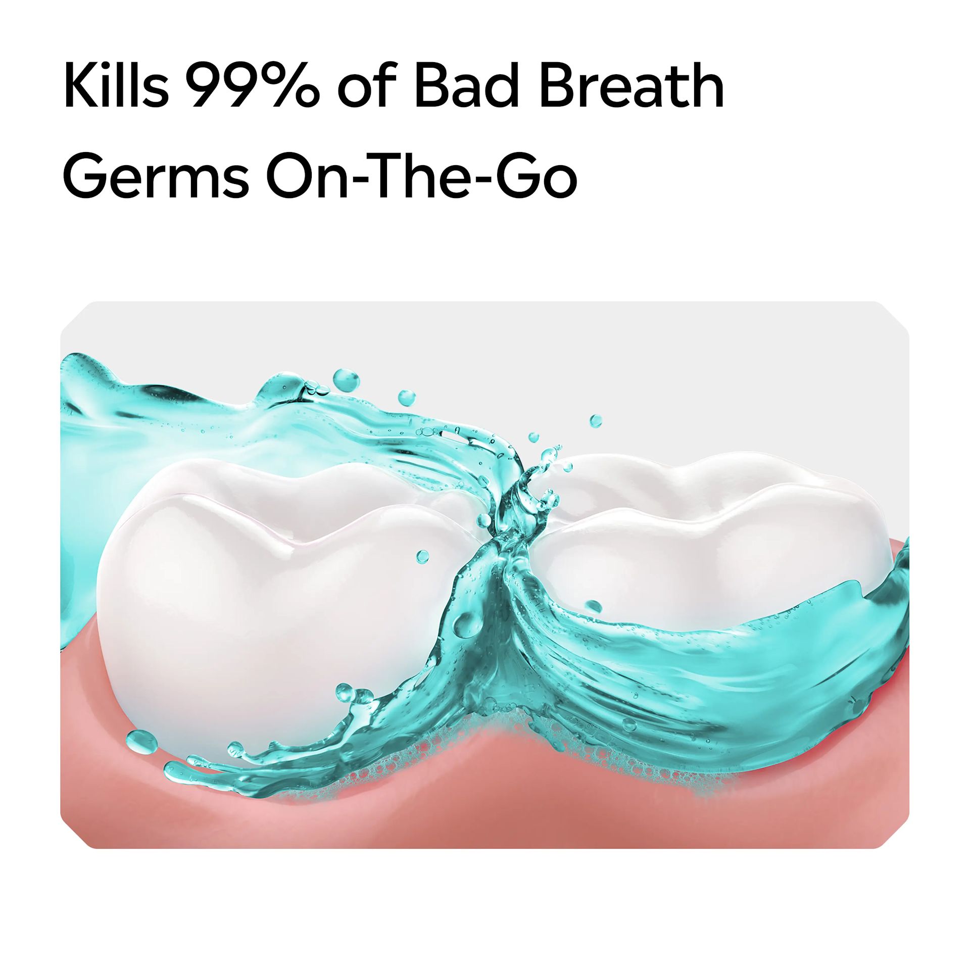 Listerine® Cool Mint Zero Liquid Mouthwash Sachets