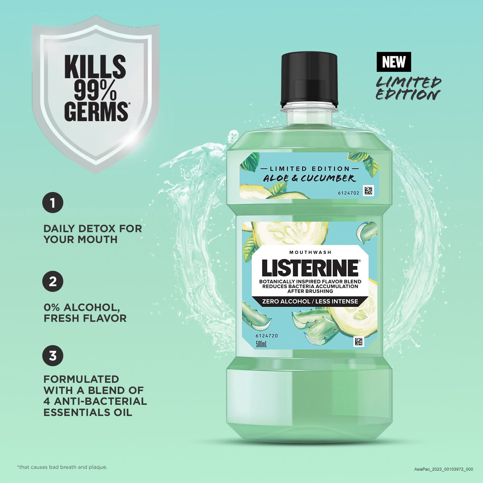 LISTERINE® ALOE & CUCUMBER - Image 6 - Listerine - en-SG