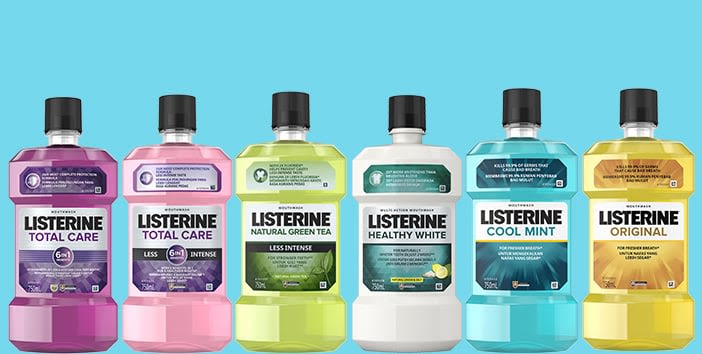 A LISTERINE® mouthwash