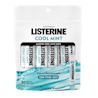 Front pack shot of Listerine® On-The-Go Cool Mint Alcohol Free Mouthwash Packets 10ML 30count
