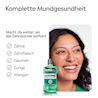 LISTERINE® FRESH MINT Intensive Grüne Minze (Classic) Mundspülung mit Alkohol mit Hinweis auf komplette Mundgesundheit für Zähne, Zahnfleisch, Gaumen, Zunge und Wangen.
