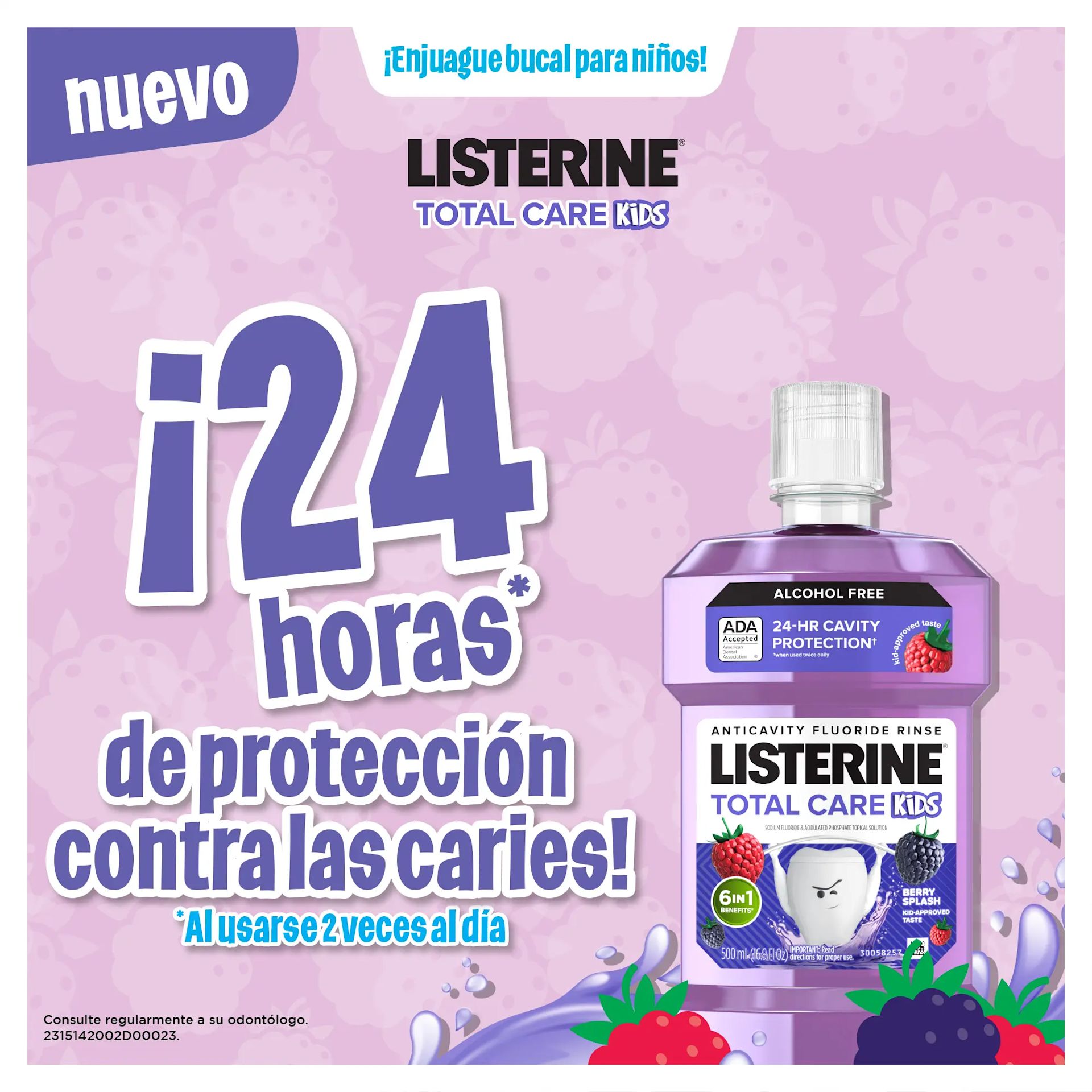 24hrs de proteccion contra las caries