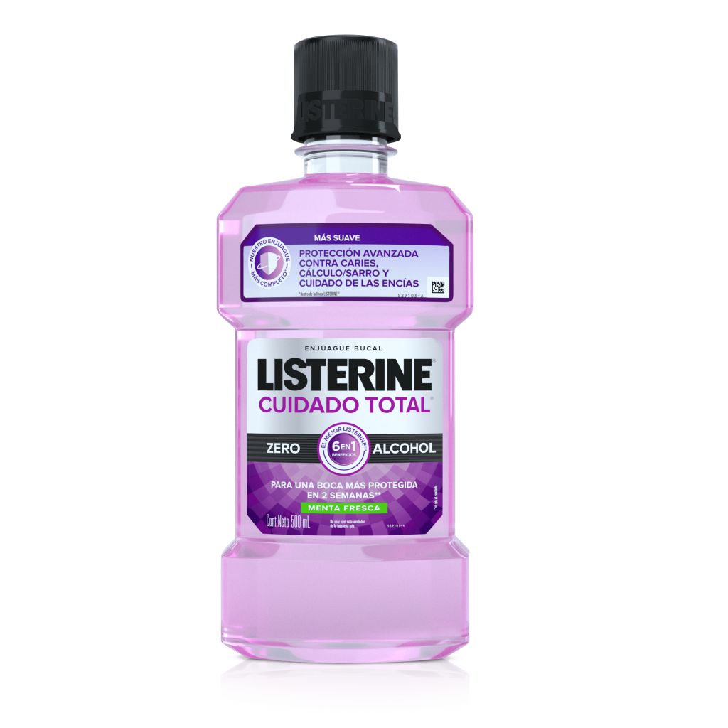 Producto listerine cuidado total zero back
