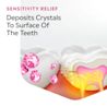 LISTERINE® Sensitive Teeth, sensitivity relief, deposits crystals to surface of the teeth