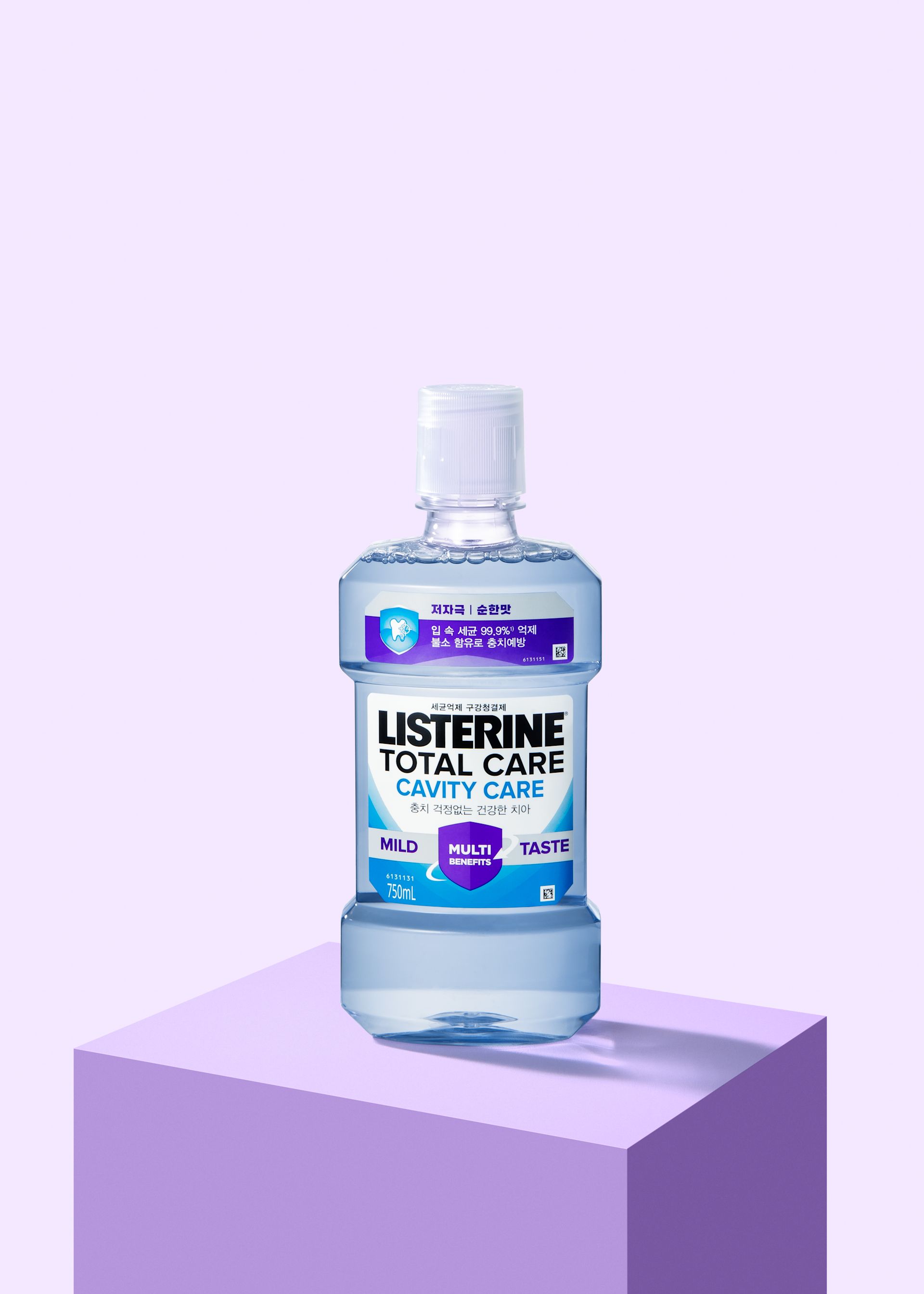 리스테린® 토탈케어 캐비티케어 마일드 액 - Image 3 - Listerine - ko-KR