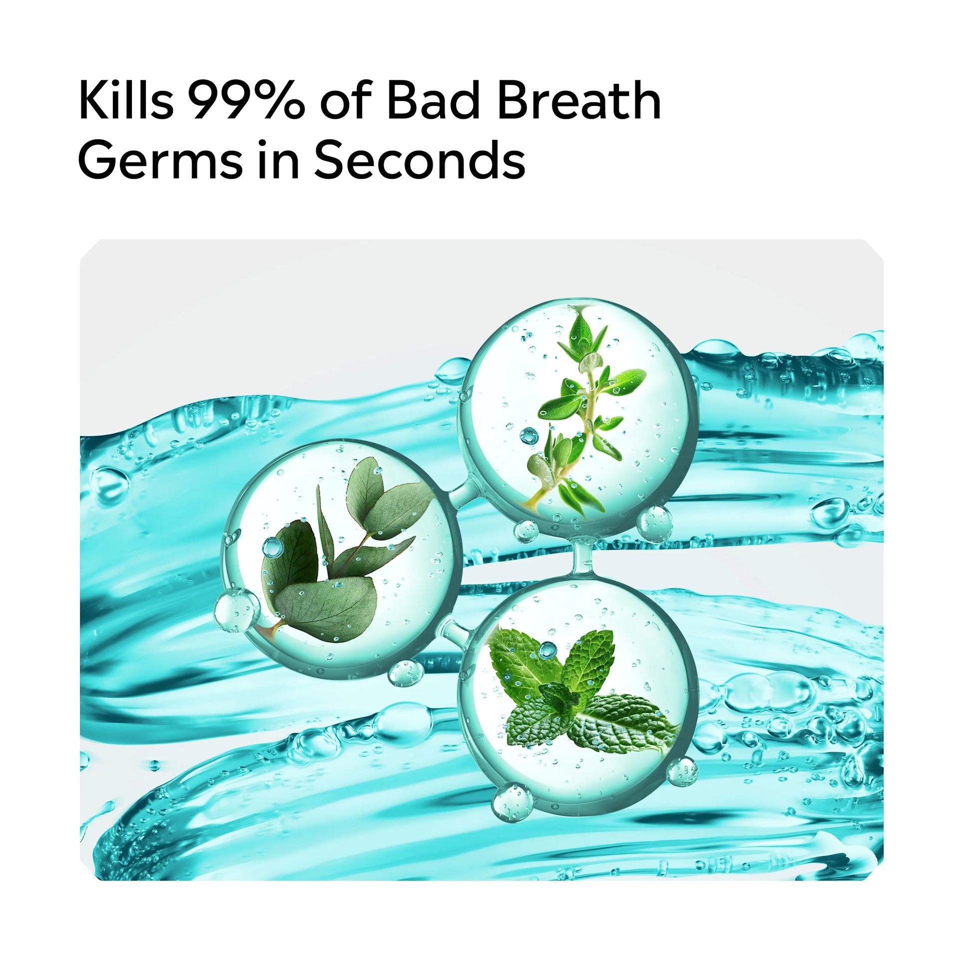 LISTERINE® COOL MINT® PocketPaks, kills 99% of bad breath germs in seconds