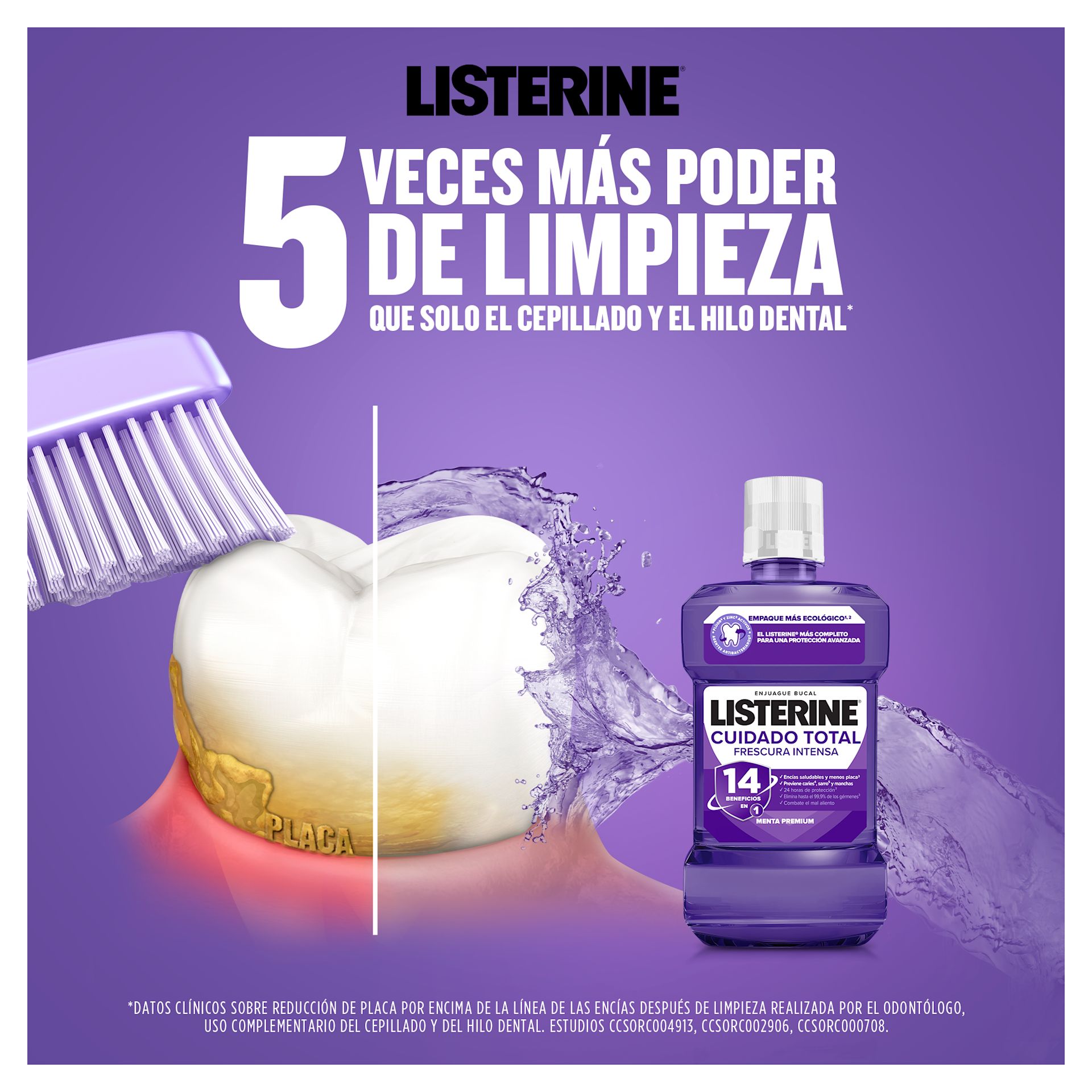 5 veces más pode de limpieza