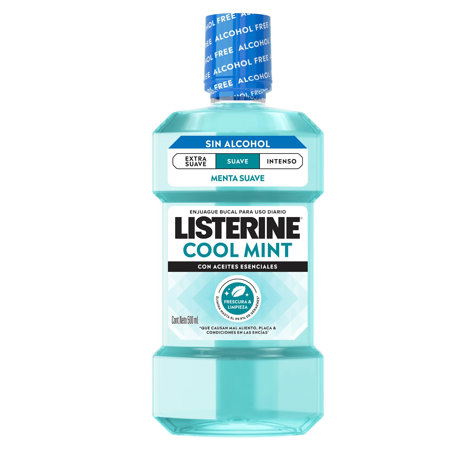 Enjuague Bucal LISTERINE® Coolmint Frescura Suave sin Alcohol FRONT