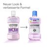 LISTERINE® Total Care Mundspülung mit Hinweis auf neuen Look und verbesserte Formel.