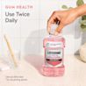 LISTERINE® Clinical Solutions Gum Health, use twice daily, use as directed *vs brushing alone