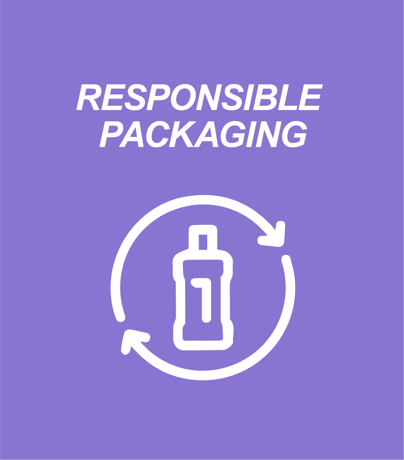 We continuously strive to reduce packaging waste, using more recyclable, recycled and renewable materials.