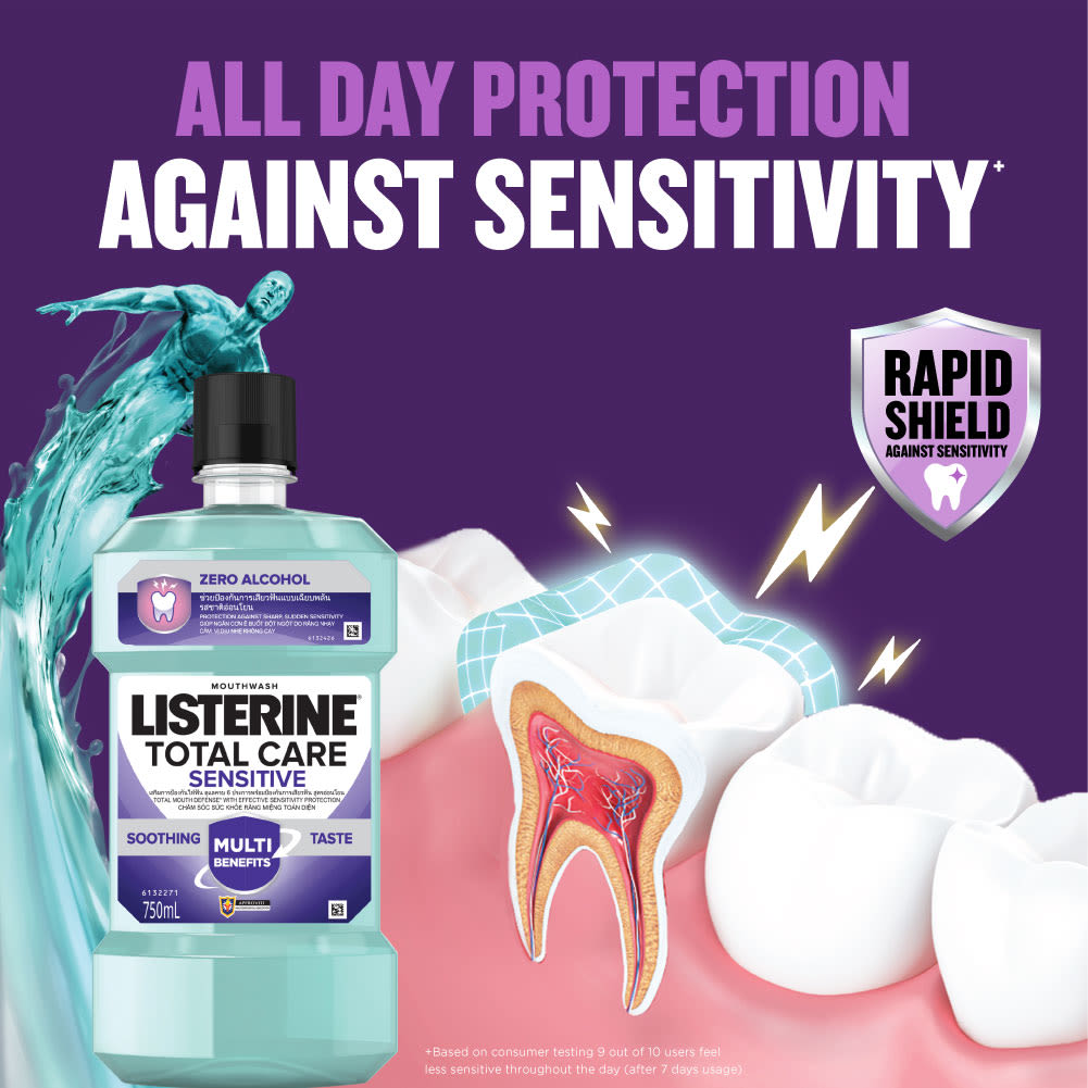LISTERINE® TOTAL CARE SENSITIVE SOOTHING TASTE - Image 3 - Listerine - en-MY