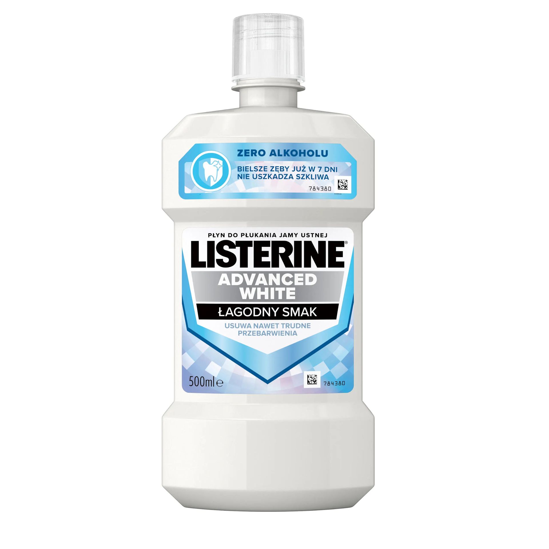 Płyn do płukania jamy ustnej LISTERINE® Advanced White, butelka 500 ml