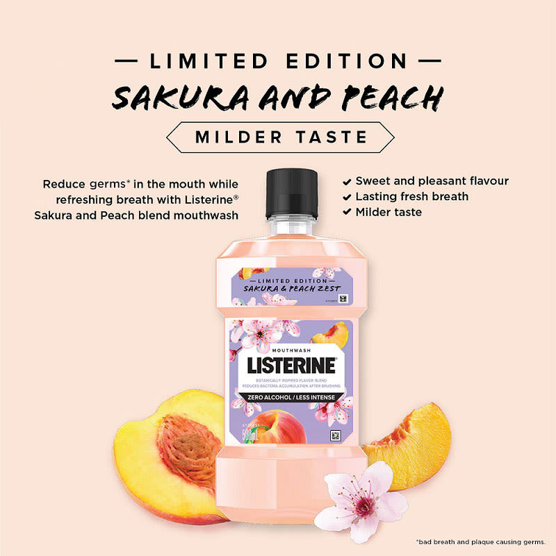 LISTERINE® SAKURA & PEACH - Image 3 - Listerine - en-MY