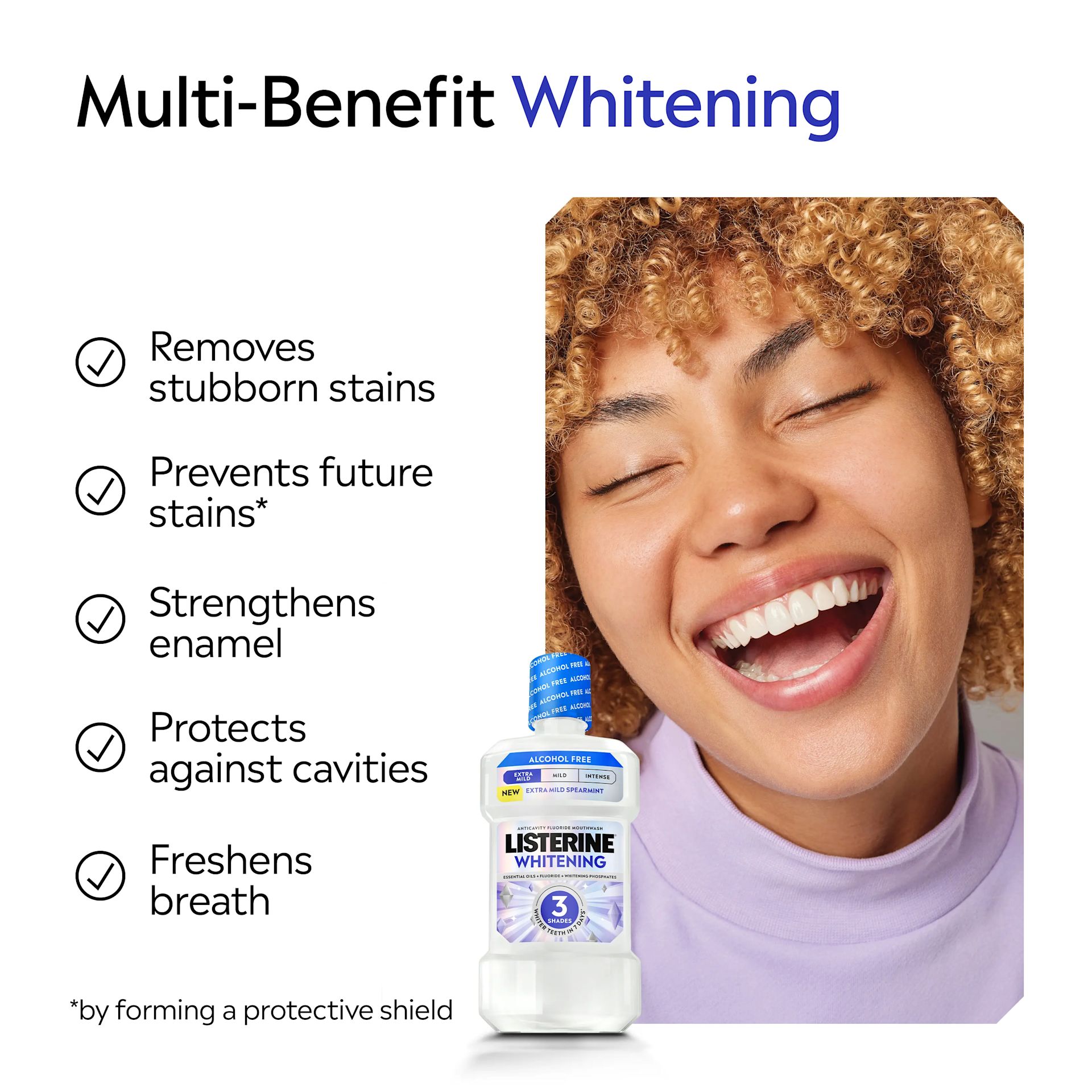 Multi-Benefit Whitening, benefits highlight image