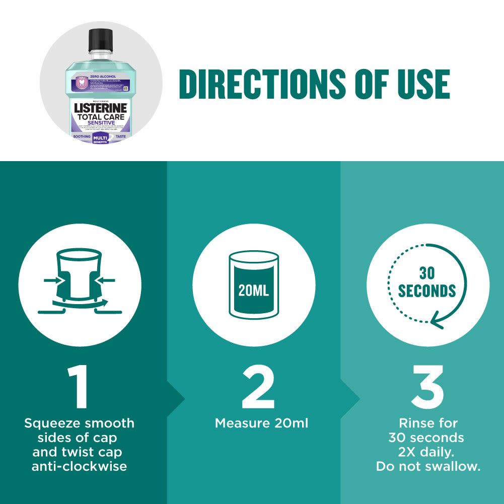 LISTERINE® TOTAL CARE SENSITIVE SOOTHING TASTE - Image 8 - Listerine - en-MY