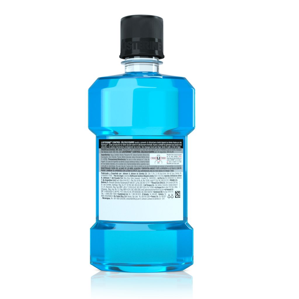 Producto listerine control calculo back