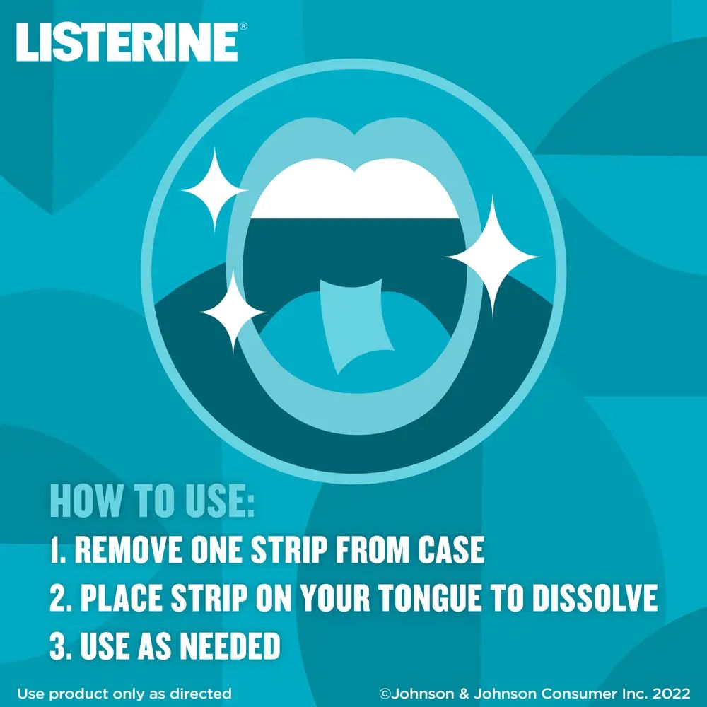 LIS_PocketPak_How_To_Use How to use LISTERINE POCKETPAKS COOL MINT