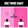 Use Listerine twice daily for 60 seconds