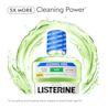 LIS B+ Feature Citrus Mint RGB 04 5x more cleaning power. Than brushing and flossing alone, based on bad breath germs