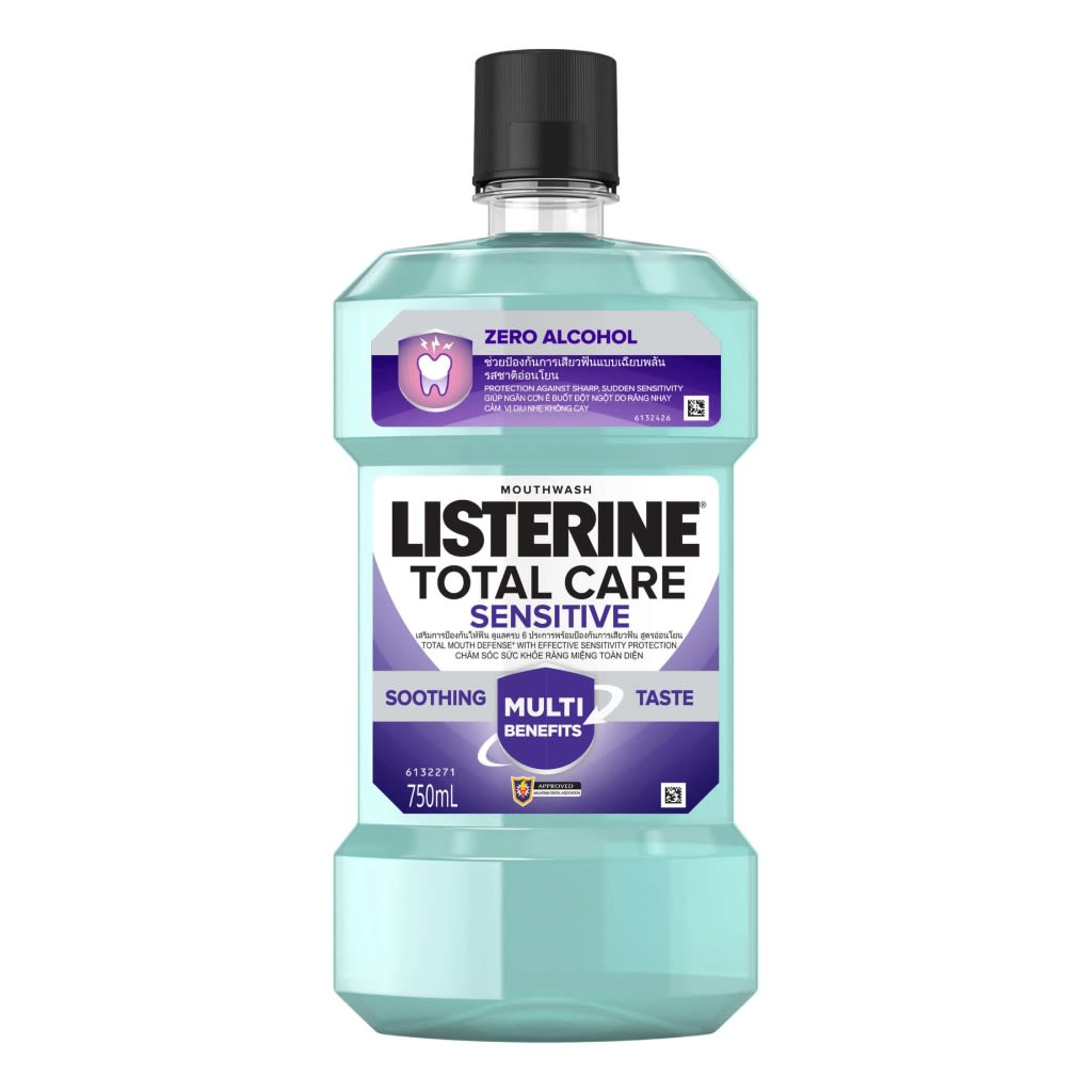 Nước súc miệng diệt khuẩn LISTERINE ® TOTAL CARE SENSITIVE SOOTHING TASTE - Image 3 - Listerine - vi-VN