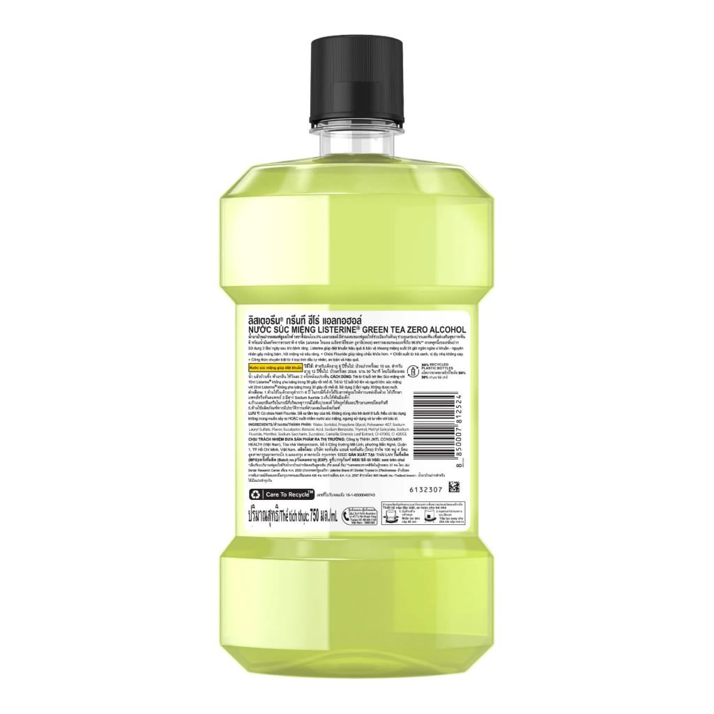 Nước súc miệng diệt khuẩn LISTERINE ® GREEN TEA ZERO ALCOHOL - Image 4 - Listerine - vi-VN