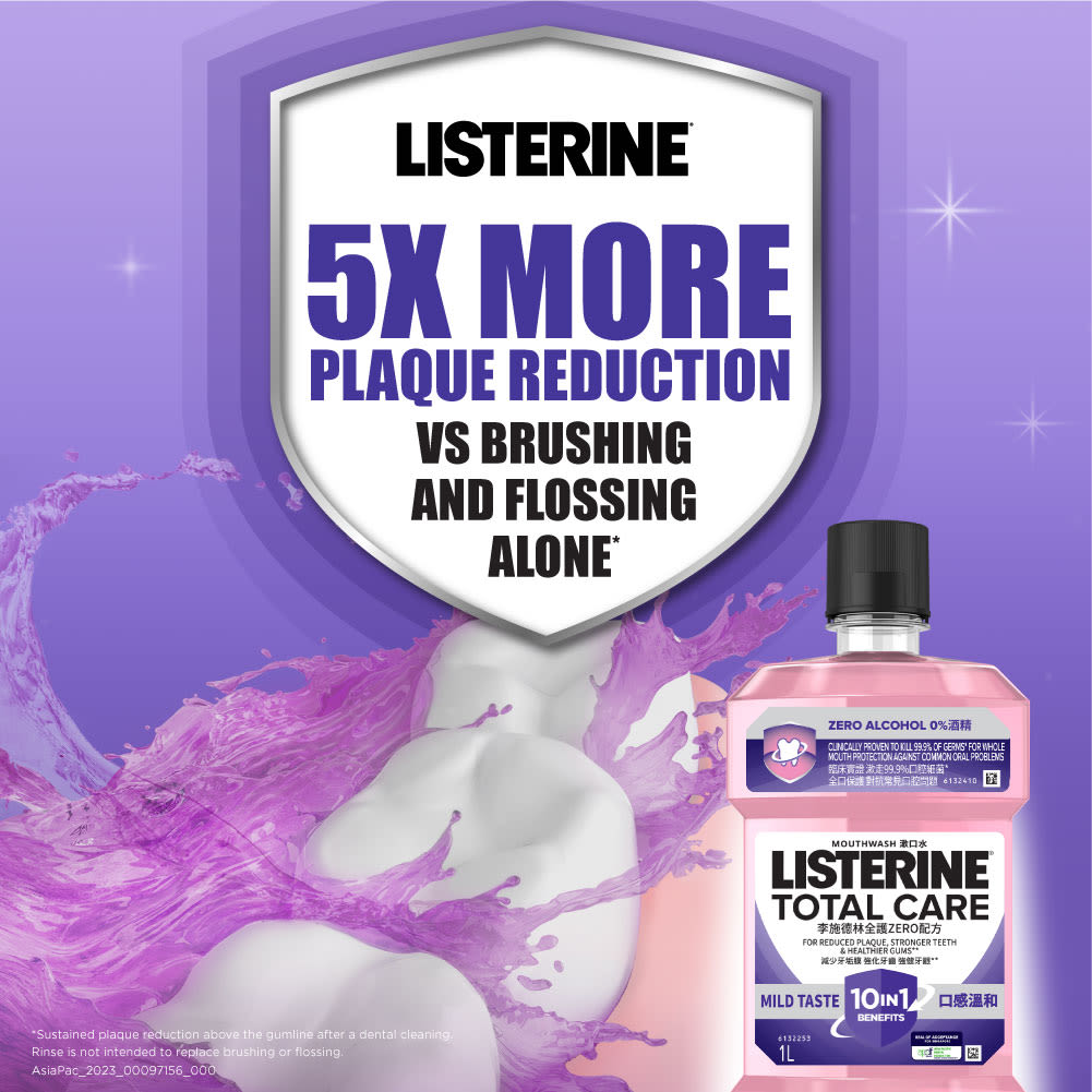 LISTERINE® Total Care Mild Taste (Zero Alcohol) - Image 5 - Listerine - en-SG