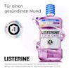 LISTERINE® Total Care Intensive Minze ohne Alkohol, mit Hinweis auf gesünderen Mund und Nr. 1‑Empfehlung durch Zahnärzt:innen.