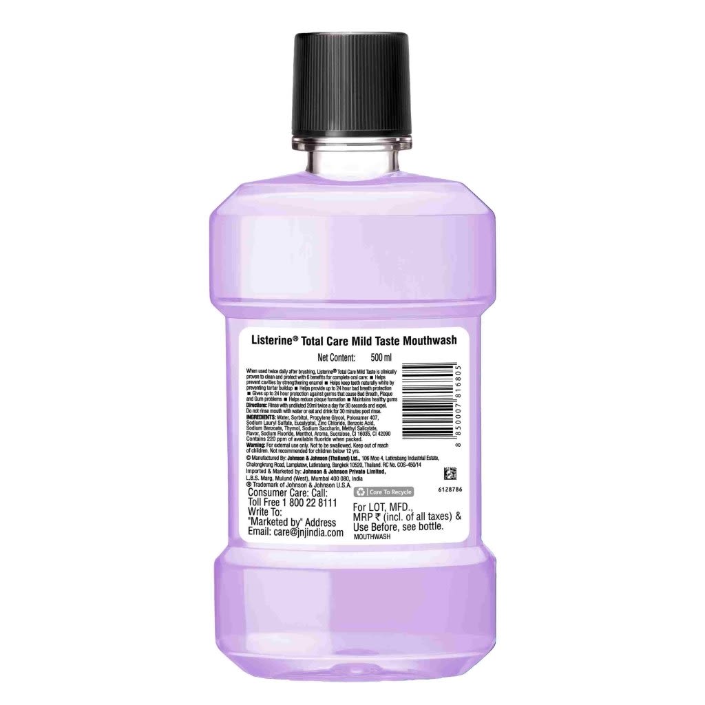 Listerine ® Total Care Mild Taste - Image 2 - Listerine - en-IN