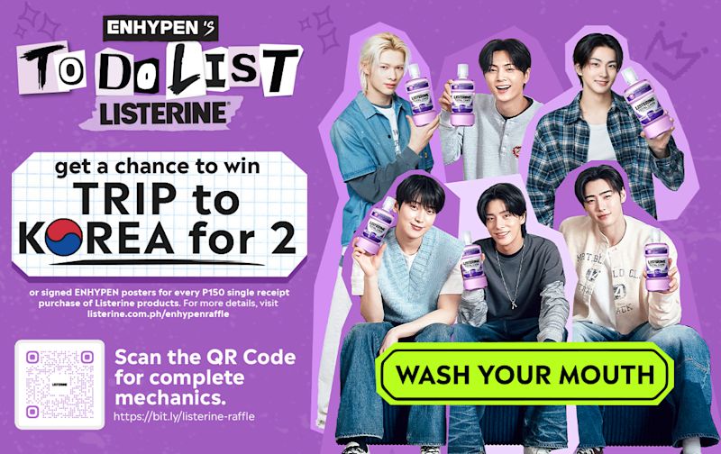 Listerine ENHYPEN Sign Event Website 2026 PH