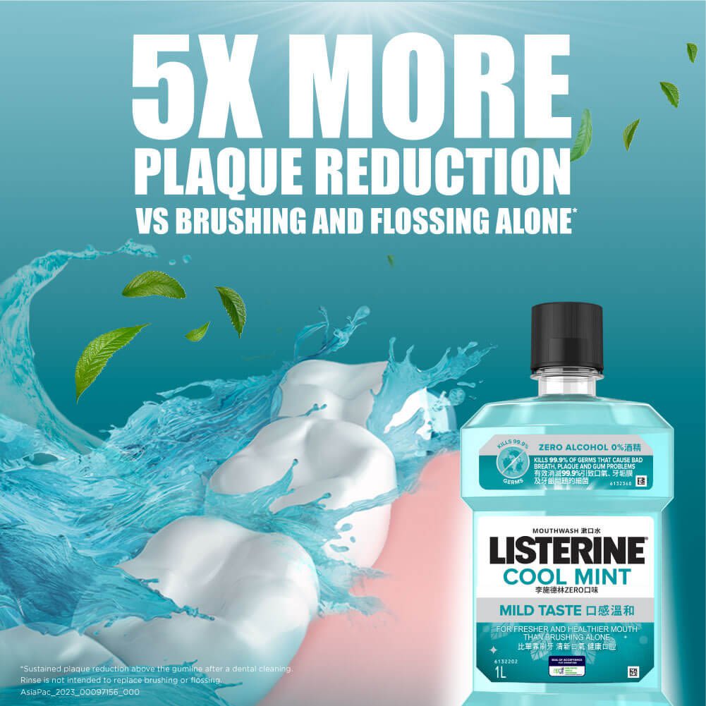 LISTERINE® Cool Mint Mild Taste (Zero Alcohol) - Image 5 - Listerine - en-SG