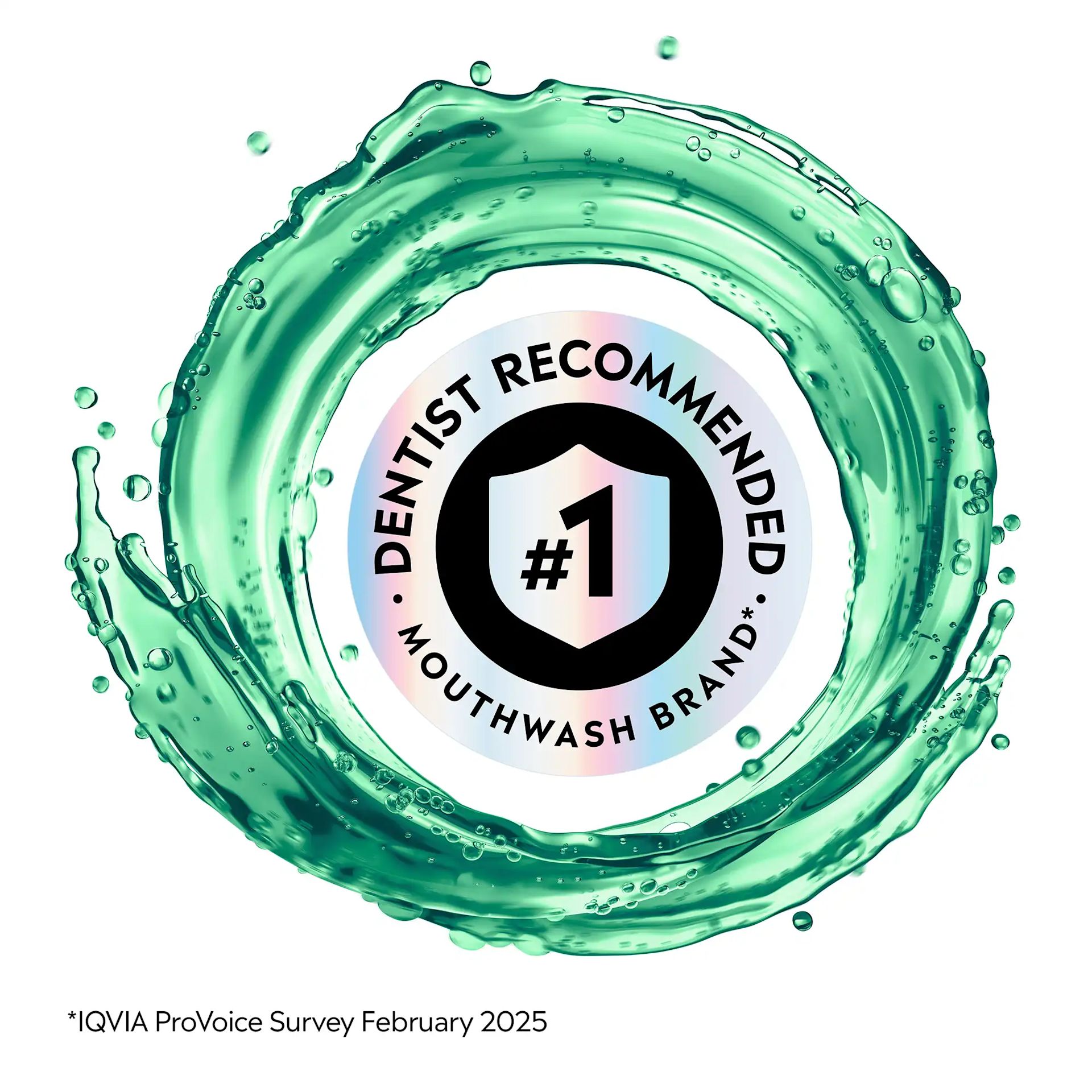 #1 Dentist Recommended Mouthwash Brand IQVIA ProVoice Survey February 2025