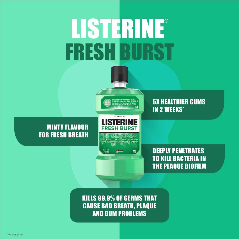 LISTERINE® FRESH BURST - Image 7 - Listerine - en-MY