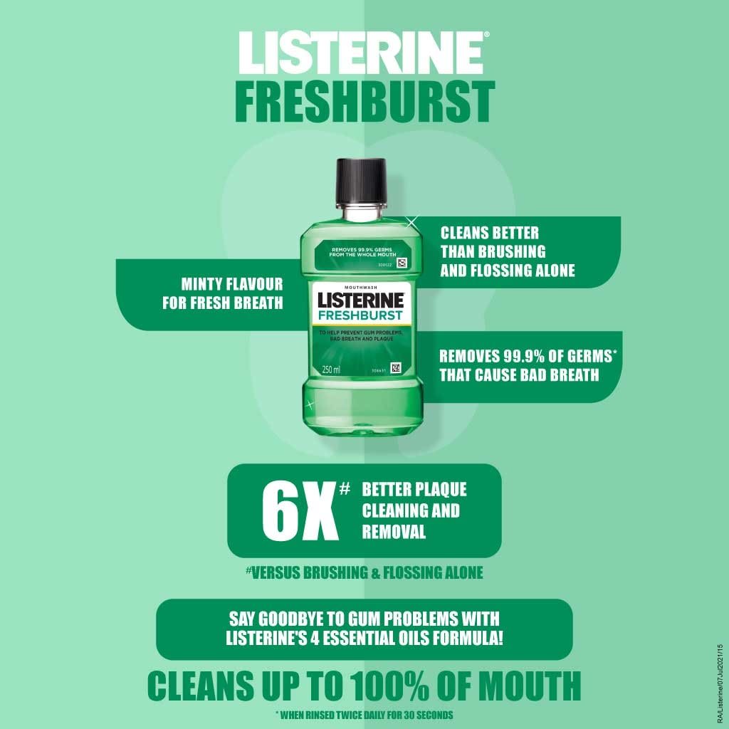 LISTERINE ® Freshburst Mouthwash - Image 3 - Listerine - en-IN