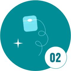 Graphic image of a floss