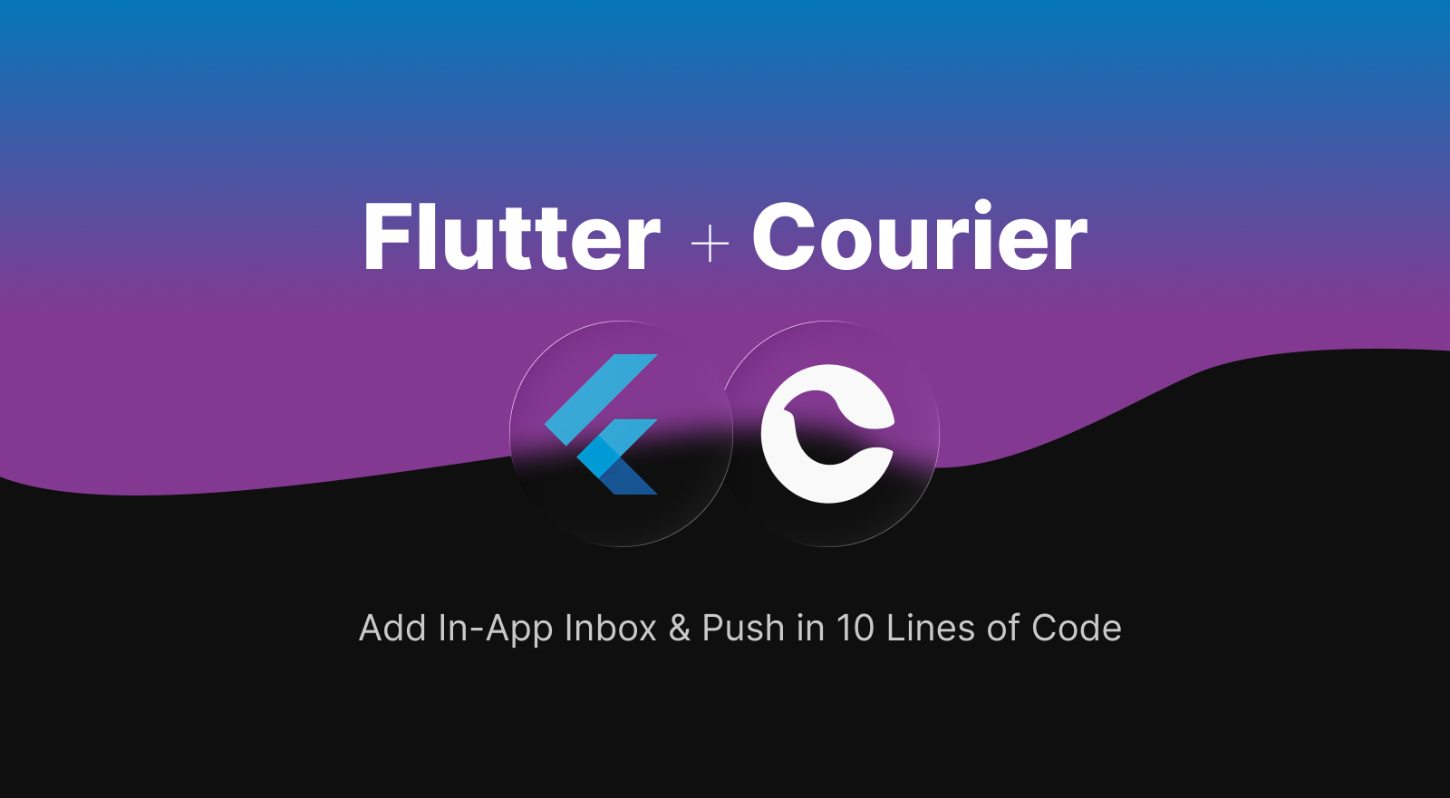flutter plus courier